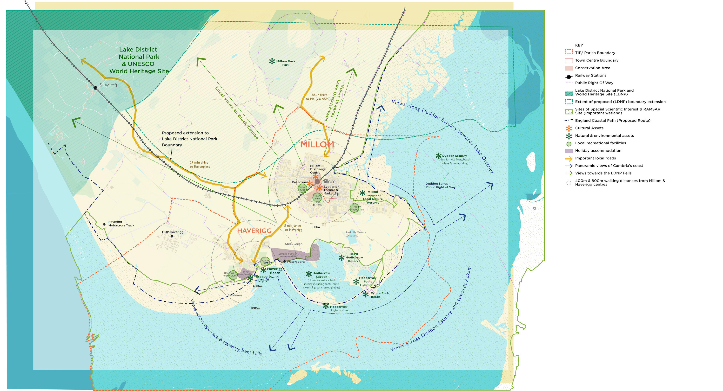 Iron Line Millom, Cumbria Colander (enGB)